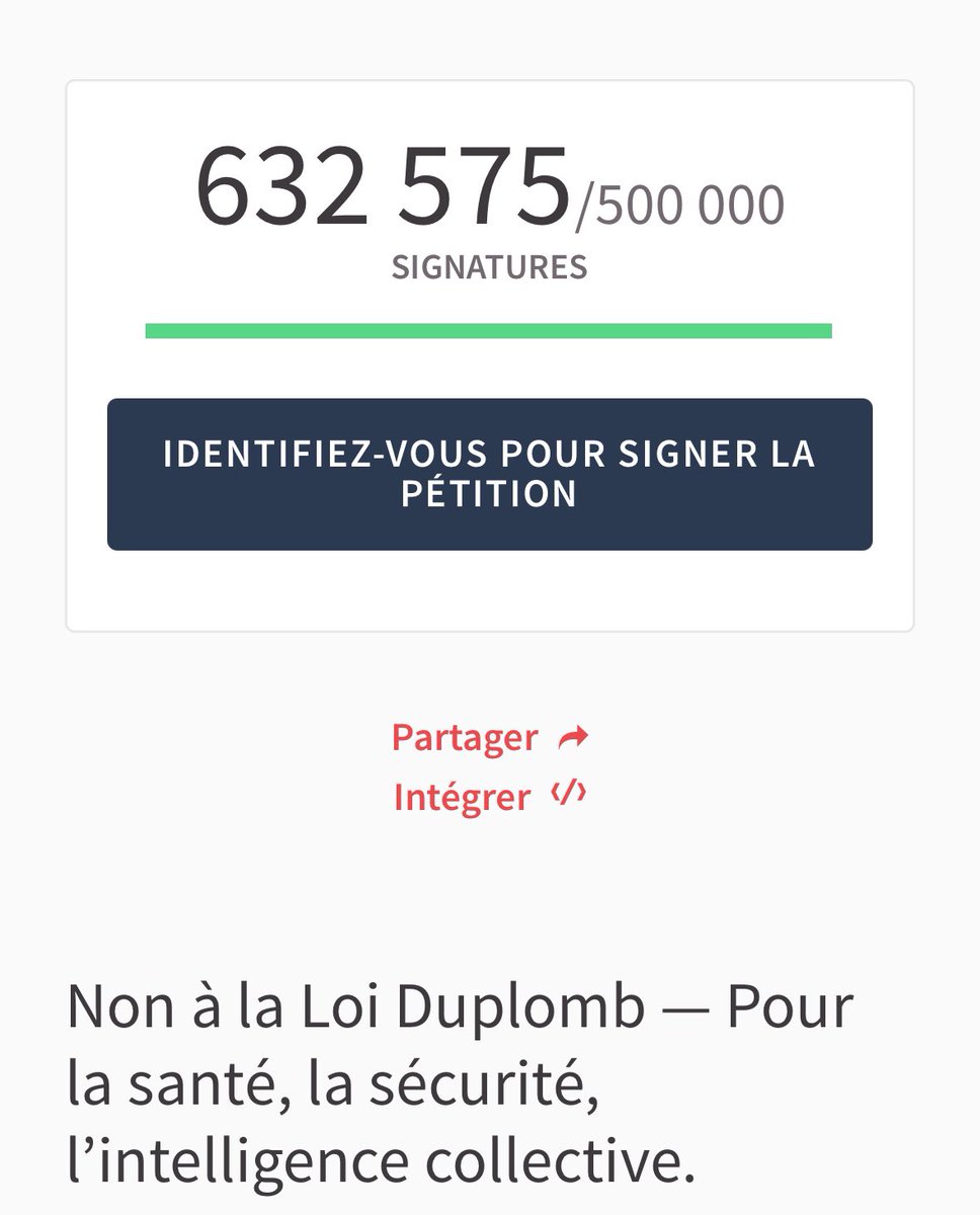 GabrielleCthl's tweet image. Pour la première fois, une pétition a franchi les 500 000 signatures sur le site de l’Assemblée nationale !
La criminelle loi Duplomb réintroduisant les néonicotinoïdes tueurs d’abeilles doit être abrogée.
Continuez à signer :
petitions.assemblee-nationale.fr/initiatives/i-…