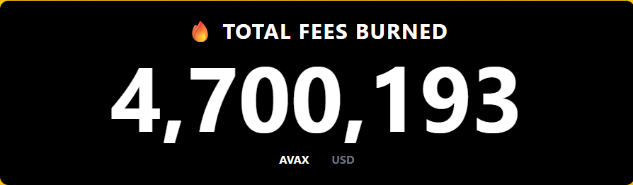 Ahnor_Block's tweet photo. 4.7M AVAX burned. 
Permanently removed from supply.
Avalanche gets scarcer every day. 🔺 https://t.co/qF28uQW0eP