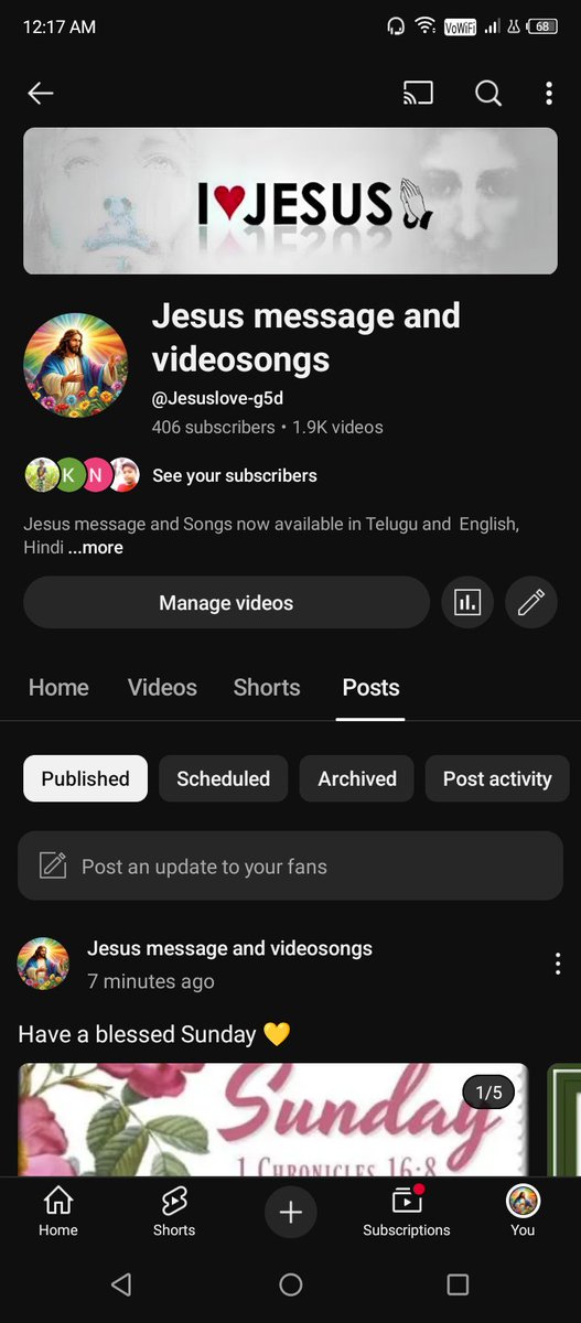 youtube.com/@jesuslove-g5d…, subscribe to my channel