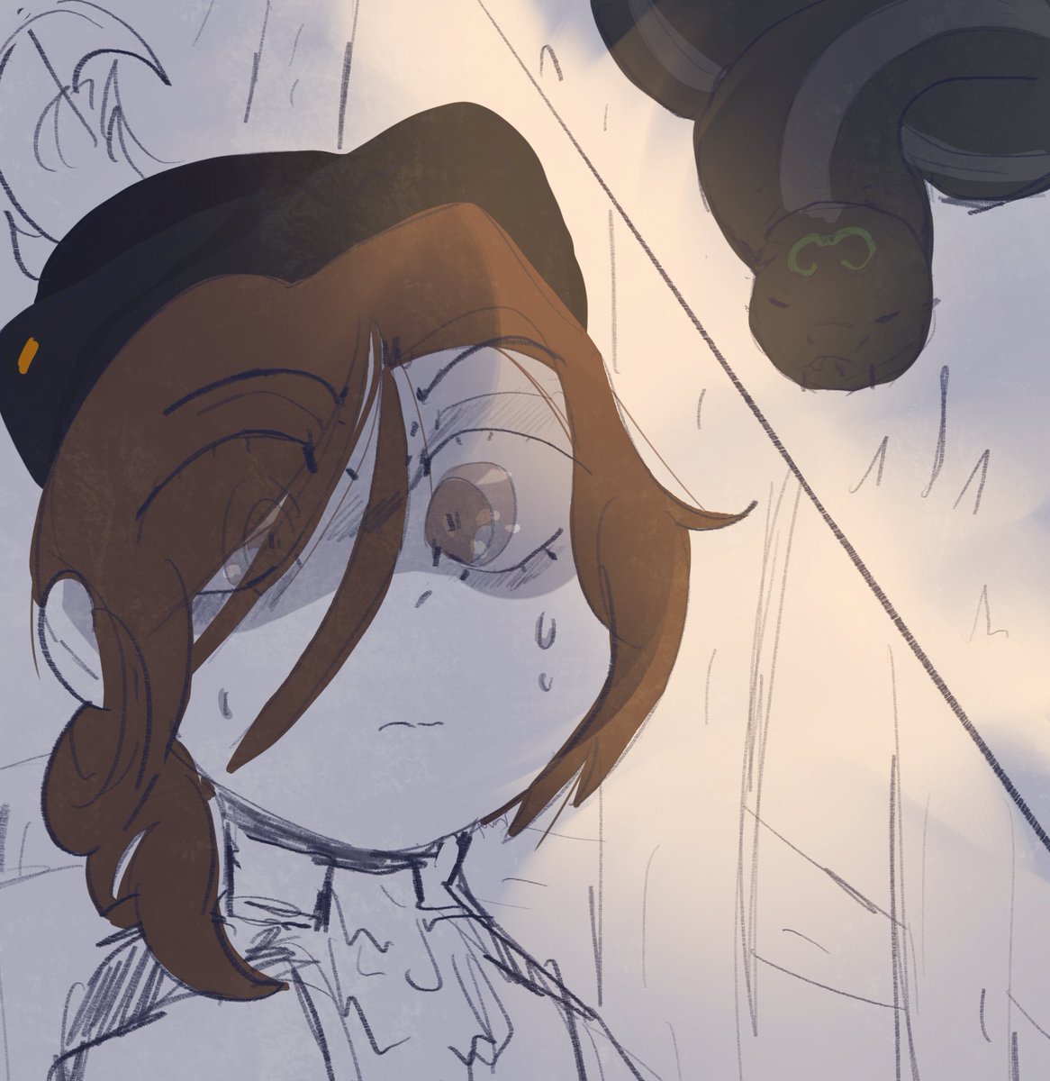 MayorOwlL's tweet photo. The little guy just wants a bite 🐍

#VRChat #fanart #Osrpblackwell #osrp
Character by: @UrifbTheRealB https://t.co/bdNYWk0guQ