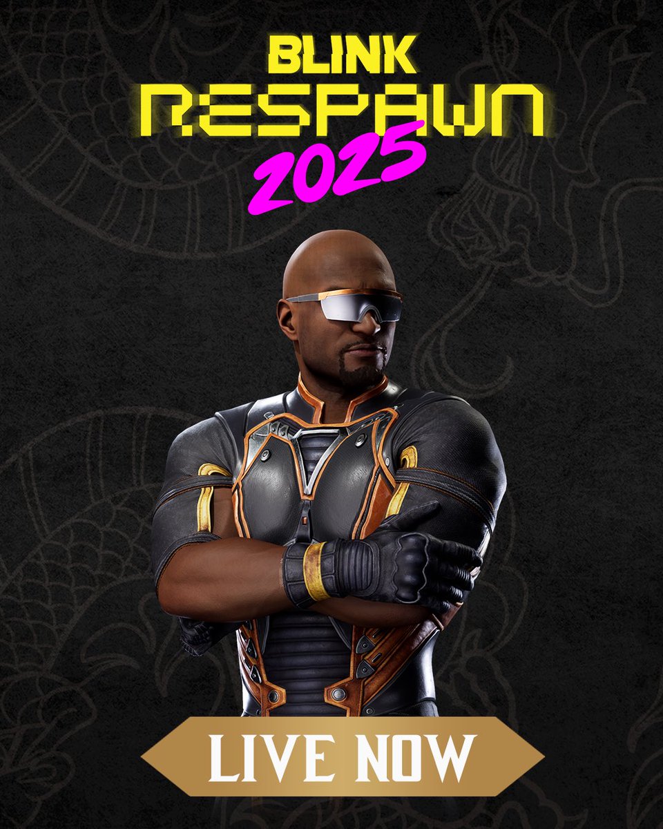 MortalKombat's tweet image. Blink Respawn is live and lethal 🐉🔥
Watch now!
twitch.tv/netherrealm
youtube.com/@mortalkombat
tiktok.com/@mortalkombat