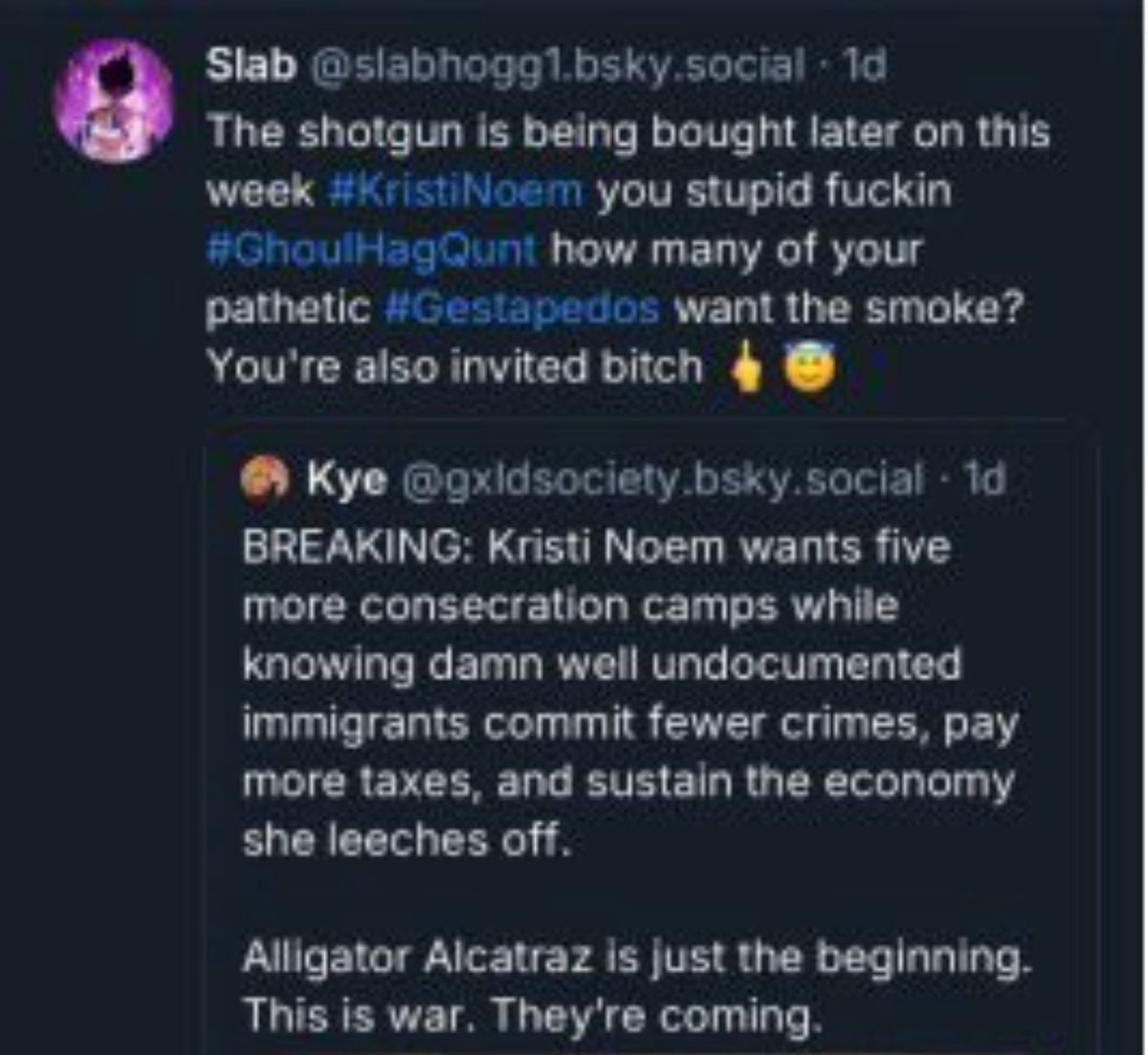 🚨 BREAKING: DHS has ARRESTED a man in Cincinnati for threatening to kiII ICE Agents and Kristi Noem

The man, Anthony Kelly, thought he could hide behind an anonymous BlueCry account. NOPE! 🤡

He’s been charged with threatening to assauIt, kidnap, and m*rder a United States