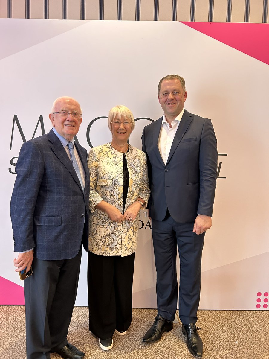 ThomasByrneTD's tweet image. With local TD and my colleague @Pat_theCope at @MacGillSchool with our former colleague and fellow panellist Mary Hanafin.
