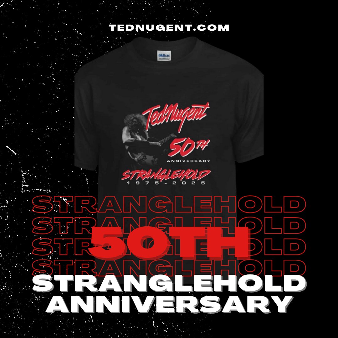 TedNugent's tweet image. Get your hands on these limited editions while you still can—freedom ain't going out of style!
Shop now at tednugent.com
#tednugent #stranglehold #anniversary