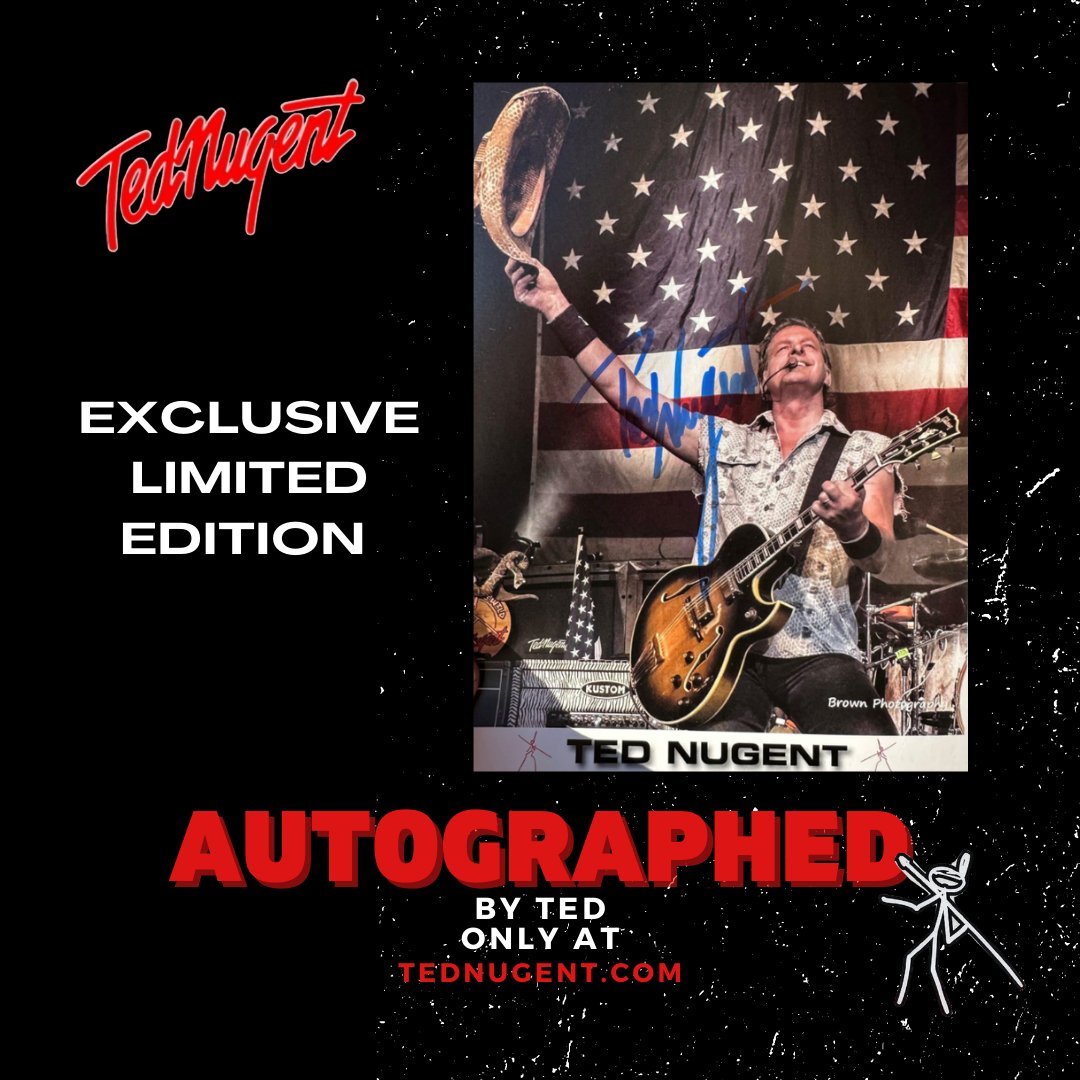 TedNugent's tweet image. Get your hands on these limited editions while you still can—freedom ain't going out of style!
Shop now at tednugent.com
#tednugent #stranglehold #anniversary