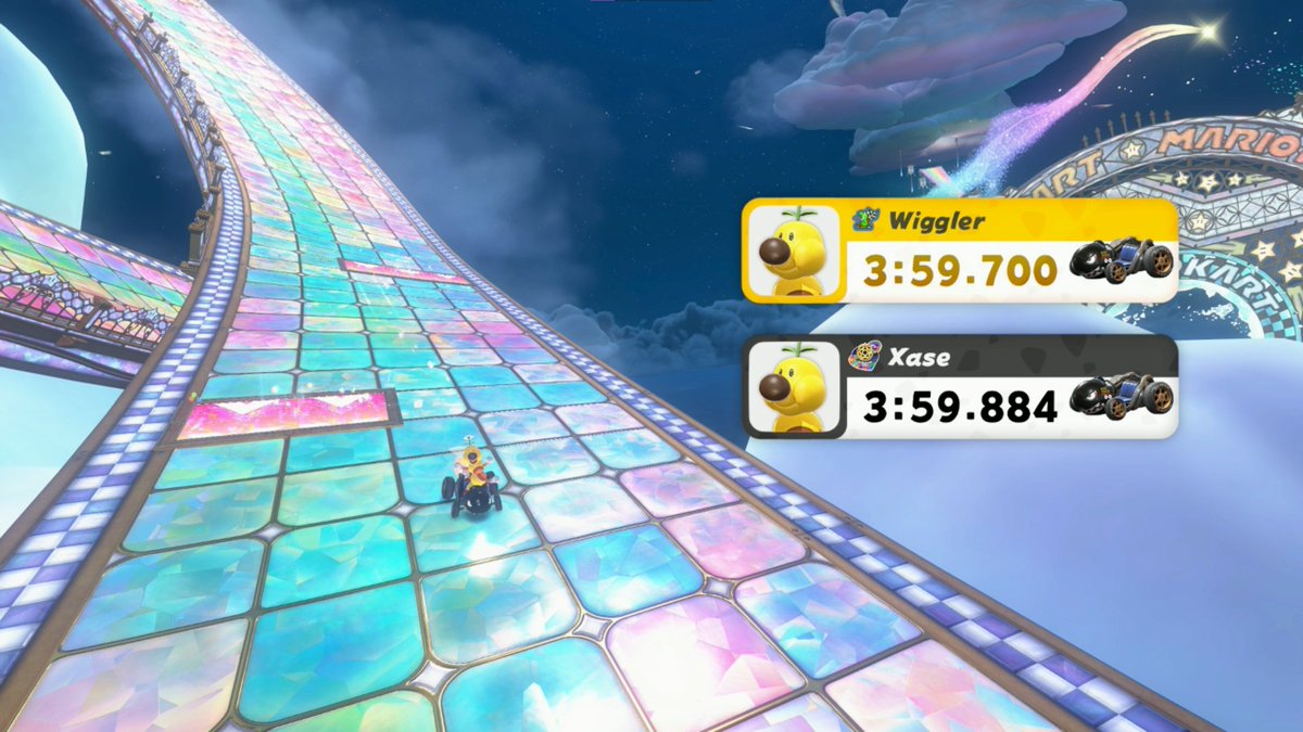 Literally my first attempt. What a run. #MKWorldWR