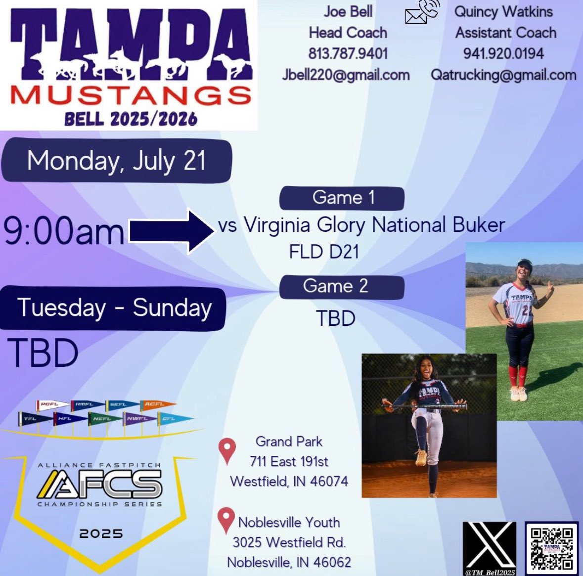 addison (@addisonrecker01) on Twitter photo FL ➡️ IN. Catch us this week at Alliance Nationals! First game at 9:00 am FLD D 21! Hope to 👀 you there!
<a href="/SBCoachNavi/">Lisa Navas</a> <a href="/CoachBallMalone/">Cindy Ball-Malone</a>
<a href="/LindsayFico/">Lindsay Fico</a> <a href="/CoachBee9/">Mike Larabee</a> <a href="/CoachJordanSB/">Jordan Clark</a> <a href="/fswsoftball/">FSW Softball</a>
<a href="/CoachCuz3/">Shellie Cousins</a> <a href="/CoachPerkinsSB/">Sharon Perkins</a>
<a href="/CoachFerrari/">Coach Ferrari</a> <a href="/CCB_DSC/">Chevy Chase Ballroom</a> @UTM_Martin <a href="/UpstateSoftball/">USC Upstate Softball</a> <a href="/ShoMcDonald/">Sharonda McDonald</a> FL ➡️ IN. Catch us this week at Alliance Nationals! First game at 9:00 am FLD D 21! Hope to 👀 you there!
<a href="/SBCoachNavi/">Lisa Navas</a> <a href="/CoachBallMalone/">Cindy Ball-Malone</a>
<a href="/LindsayFico/">Lindsay Fico</a> <a href="/CoachBee9/">Mike Larabee</a> <a href="/CoachJordanSB/">Jordan Clark</a> <a href="/fswsoftball/">FSW Softball</a>
<a href="/CoachCuz3/">Shellie Cousins</a> <a href="/CoachPerkinsSB/">Sharon Perkins</a>
<a href="/CoachFerrari/">Coach Ferrari</a> <a href="/CCB_DSC/">Chevy Chase Ballroom</a> @UTM_Martin <a href="/UpstateSoftball/">USC Upstate Softball</a> <a href="/ShoMcDonald/">Sharonda McDonald</a>