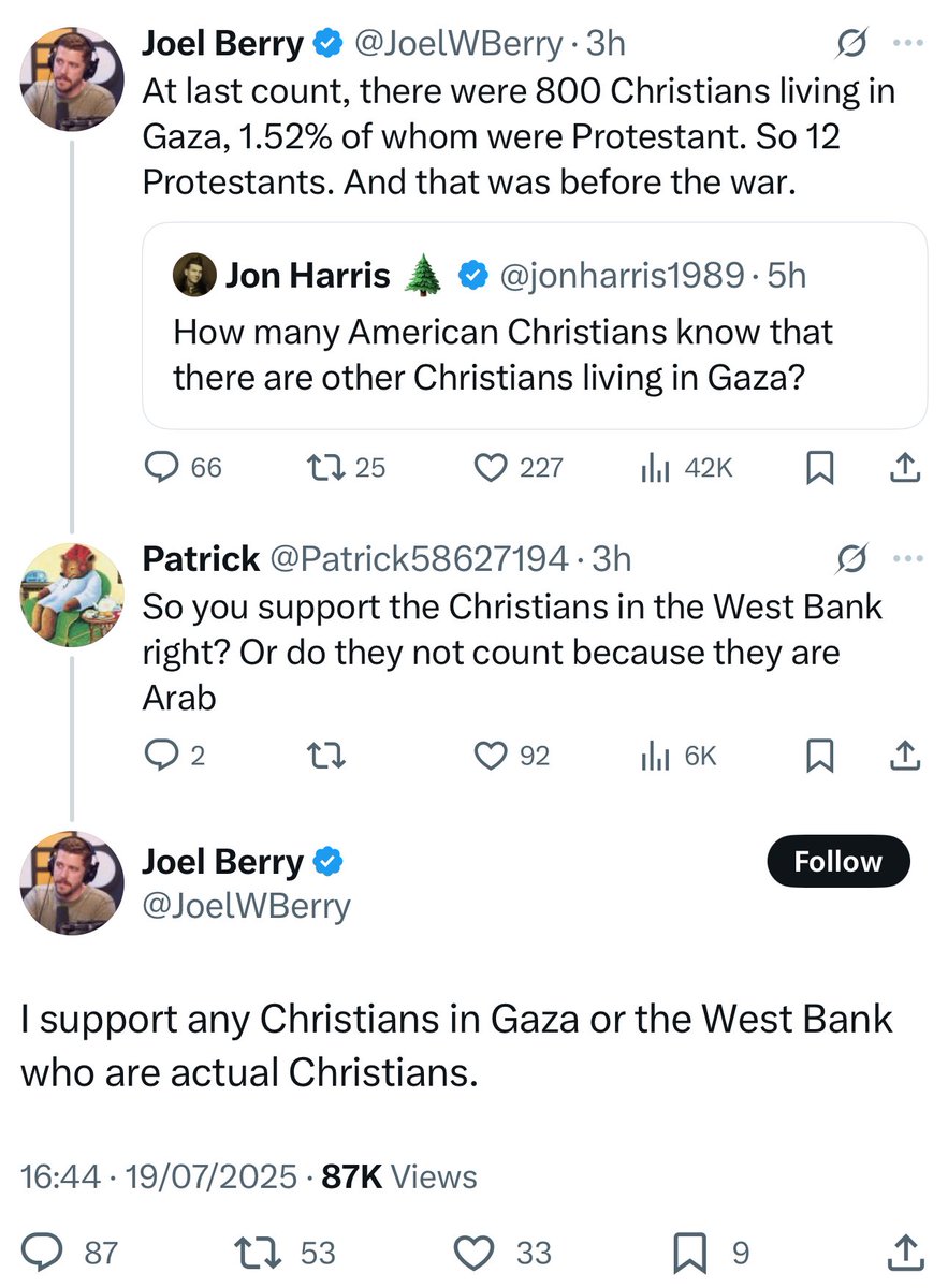 edhauschild's tweet image. The most ghoulish thing I've seen on X today: a Prot who is a little too committed to the "Catholics aren't Christians" bit; the implication being it doesn't matter when our Churches are bombed/shot at.