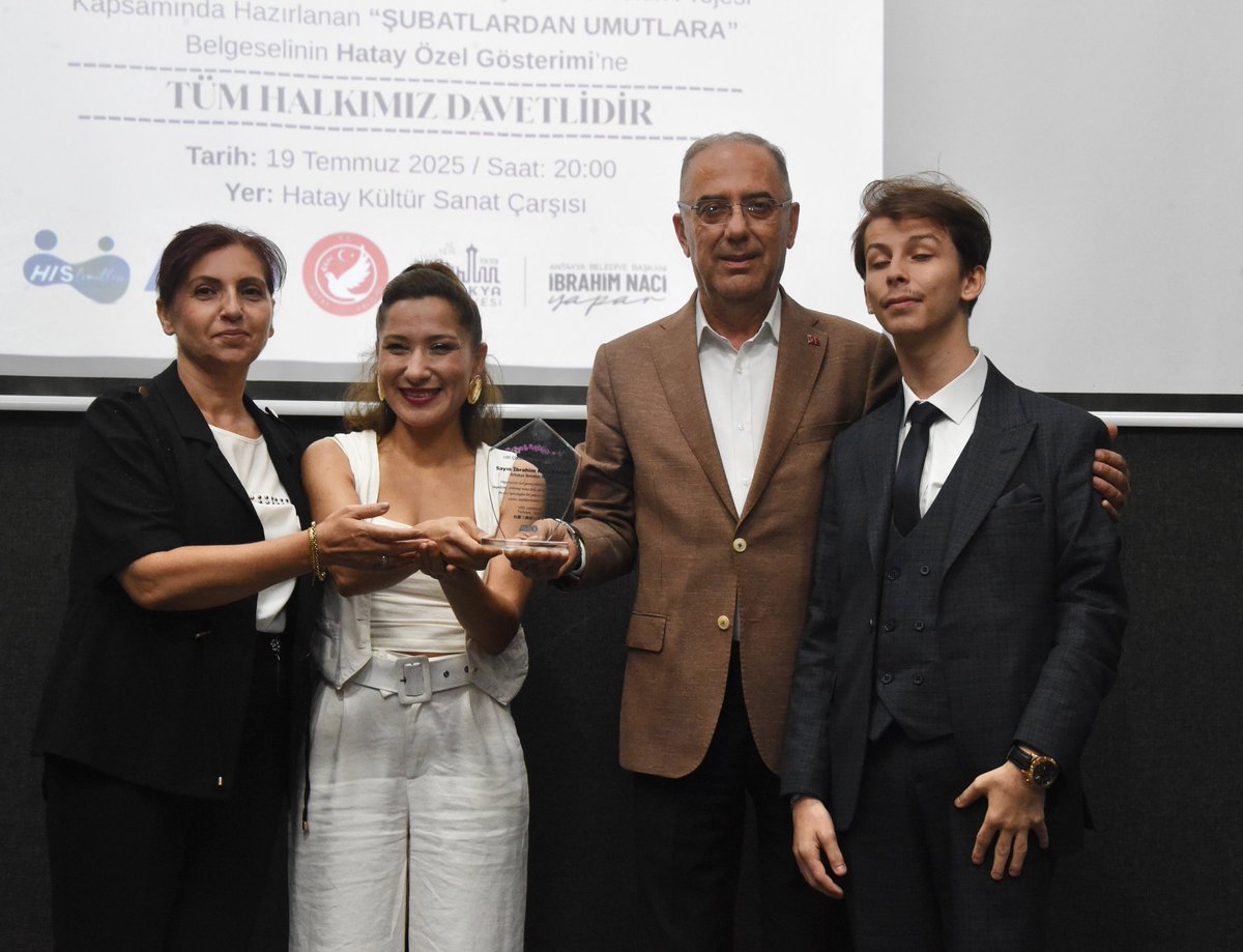 inaciyapar's tweet image. 📍Hatay Kültür Sanat Çarşısı
HIS Türkiye’nin engelsiz turizm markası HIS Limitless'ın 100 Çocuk 100 Eser 1 Belgesel projesi kapsamında hazırlanan "Şubatlardan Umutlara" belgeselinin Hatay özel gösterimine katıldık.
Emeği geçen herkese teşekkür ediyor, yeniden böyle anlamlı…