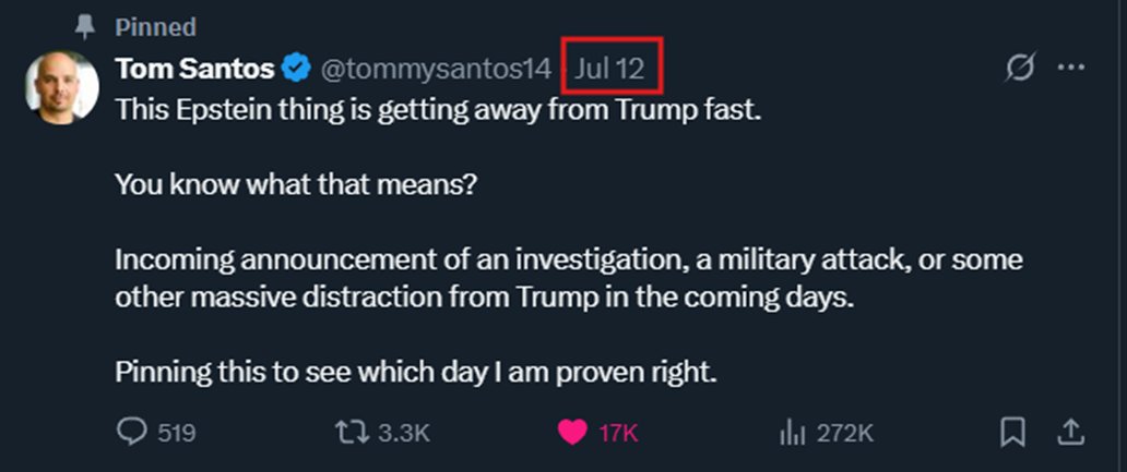 I’m going to write a post specifically addressing the documents Gabbard released and bitchslap every one of these dumbass MAGA morons who are pimping this corrupt, fascist stunt by Trump and Gabbard - an obvious attempt to deflect from the Trump/Epstein scandal by going after a