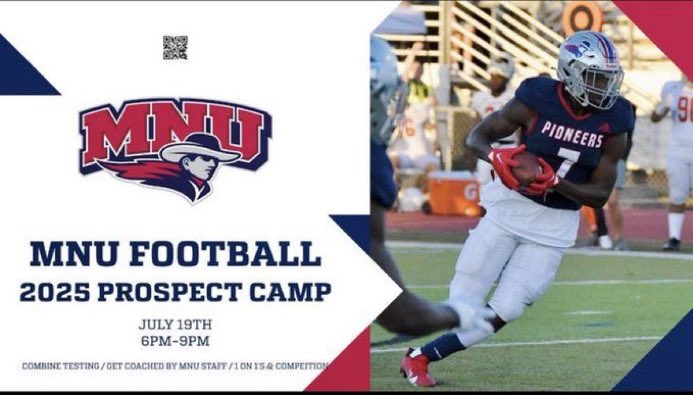 Excited to go compete at MNU Football camp this evening! <a href="/coachCordovaHC/">Coach Ivan Cordova</a> <a href="/Coach_SambolMNU/">A.J. Sambol</a> <a href="/MNUFootball_/">MNUFootball</a> <a href="/RecruitLNEagles/">Liberty North Football Recruiting</a>