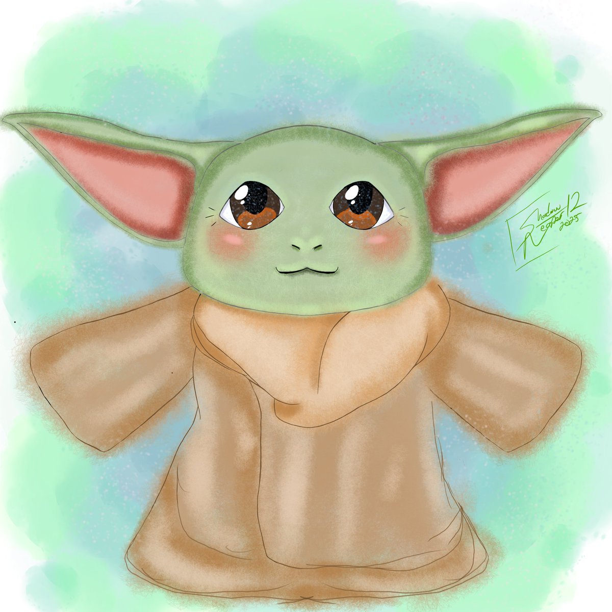 ShadowReaper12_'s tweet image. The Child
#StarWars #starwarsfan #TheMandalorian #Grogu #Fanarts #StarWarsSaturday