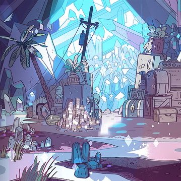 larsofthestars2's tweet image. Which crystal gem room would you live in?