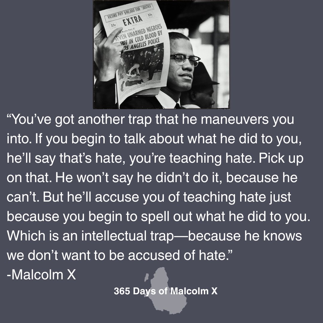 KamauRashid's tweet image. May 19, 2025 marks 100 years since the birth of Malcolm X. Join me in celebrating Malcolm X through 365 days of his ideas.
#365daysofMalcolmX #100yearsofMalcolmX #MalcolmX