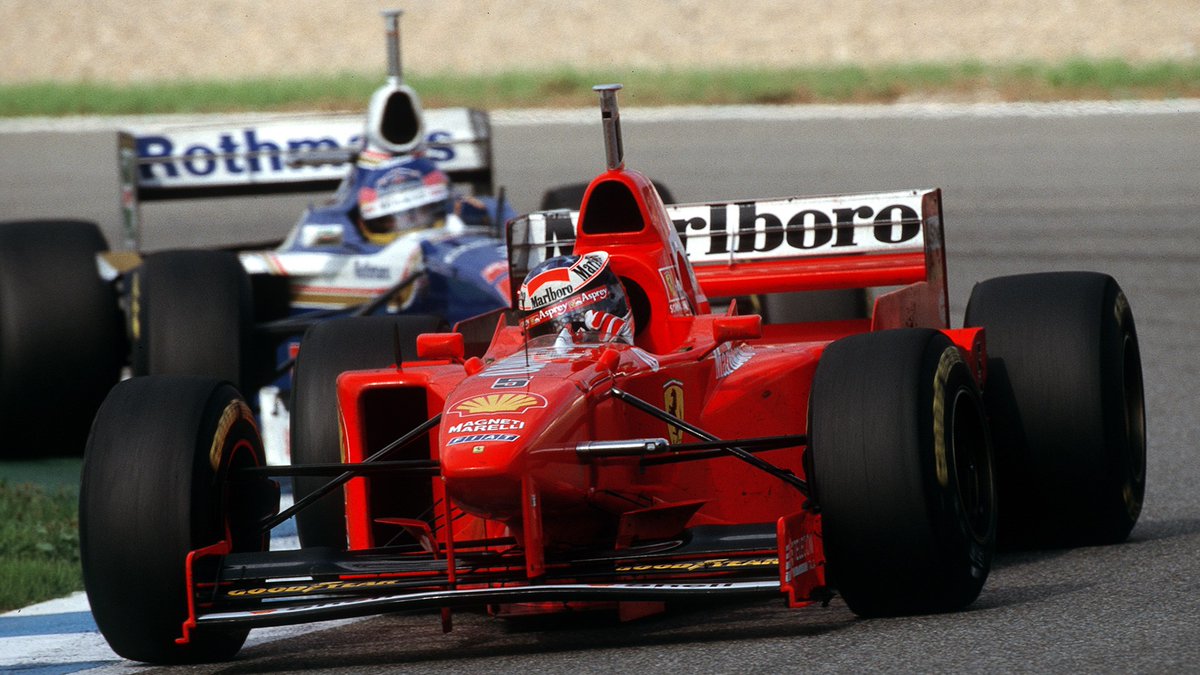 LegendarysF1's tweet image. Michael Schumacher / Jacques Villeneuve / GP Jerez, European 1997.
📸: Paul-Henri Cahier / Getty Images.
#F1