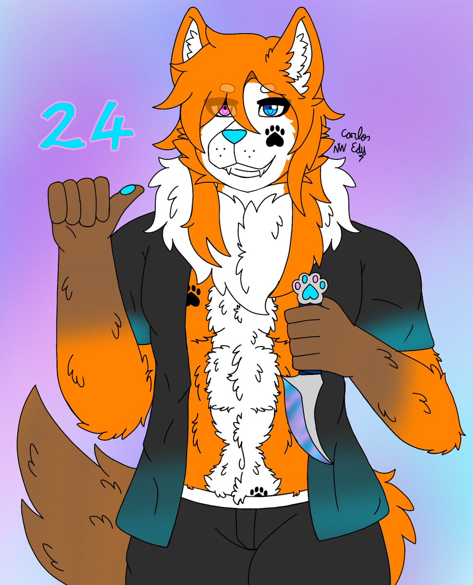 Happy birthday to me 😊
#furryartist #furry #art #drawings #furryart #fyrry #artist