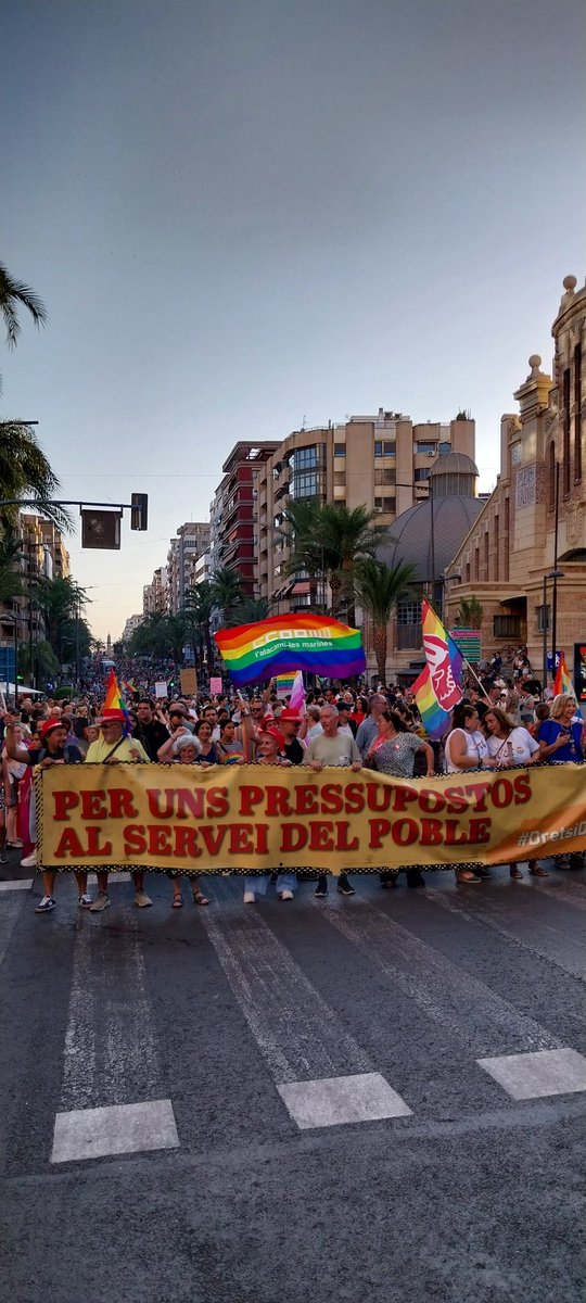 CCOOAM's tweet image. Orgullosas del #OrgullAlacant reivindicativo, liberador #DretsiDignitat #FreePalestine