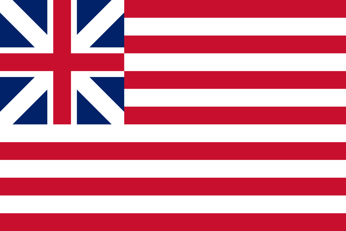 This was the best American flag. 

The Grand Union Flag. 

Were gonna change it back to this when people vote for King Charles in the 2028 US Election. 

#MakeAmericaGreatBritainAgain