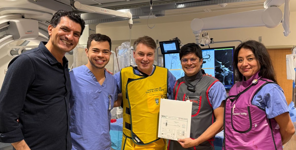 When Imagination Meets Reality – You Find SEAL.

Thank you Dr. Demetrius Lopes &amp; Advocate Lutheran team for today’s ruptured case.
237 patients enrolled ✅

👉 Just SEAL It
#SEALIT #BrainAneurysm #Innovation