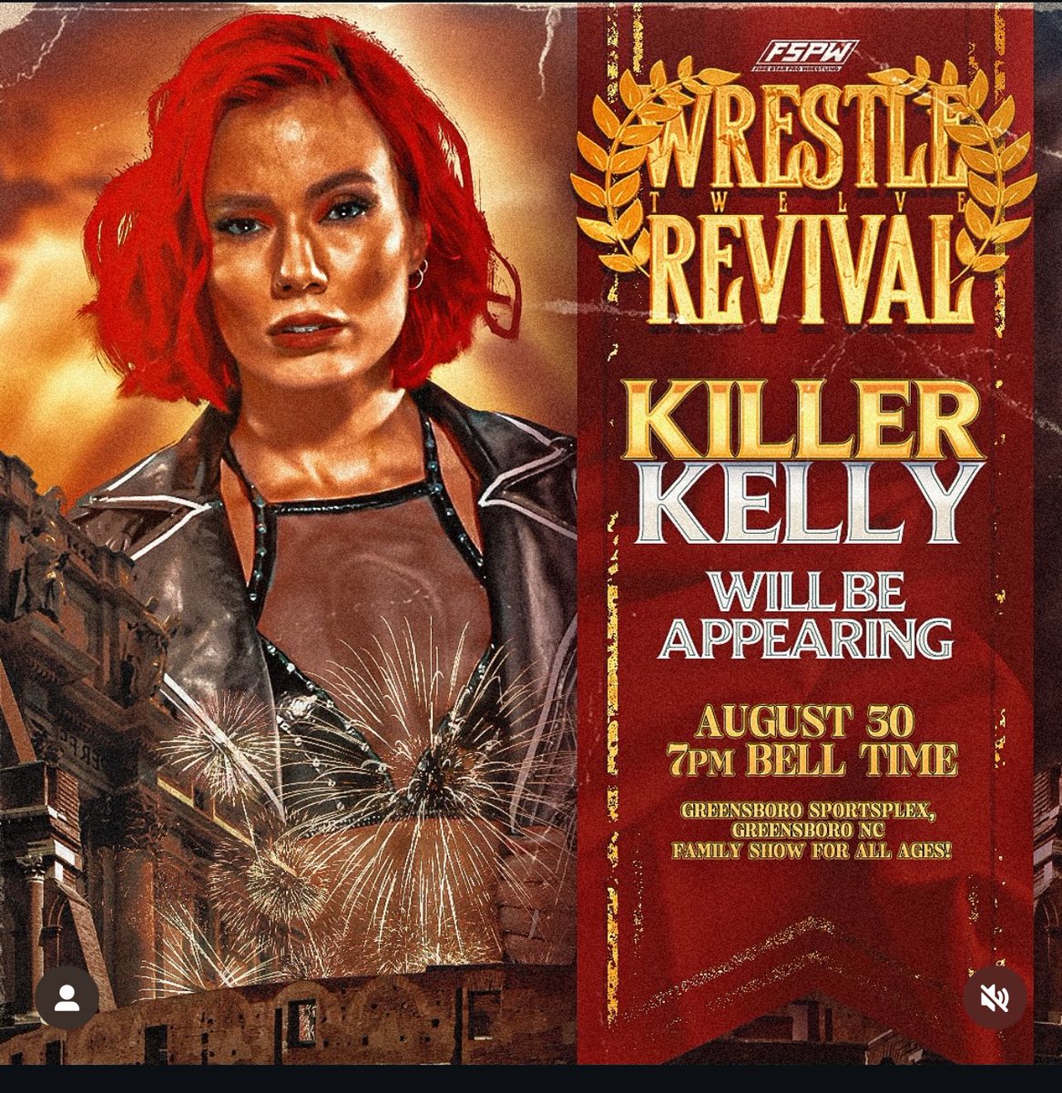 ChrisRiddle's tweet image. SURPRISE!
@ThisIsTNA Knockout and former Knockouts Tag Team Champion @Kelly_WP is coming to @FSPWrestling WRESTLEREVIVAL!