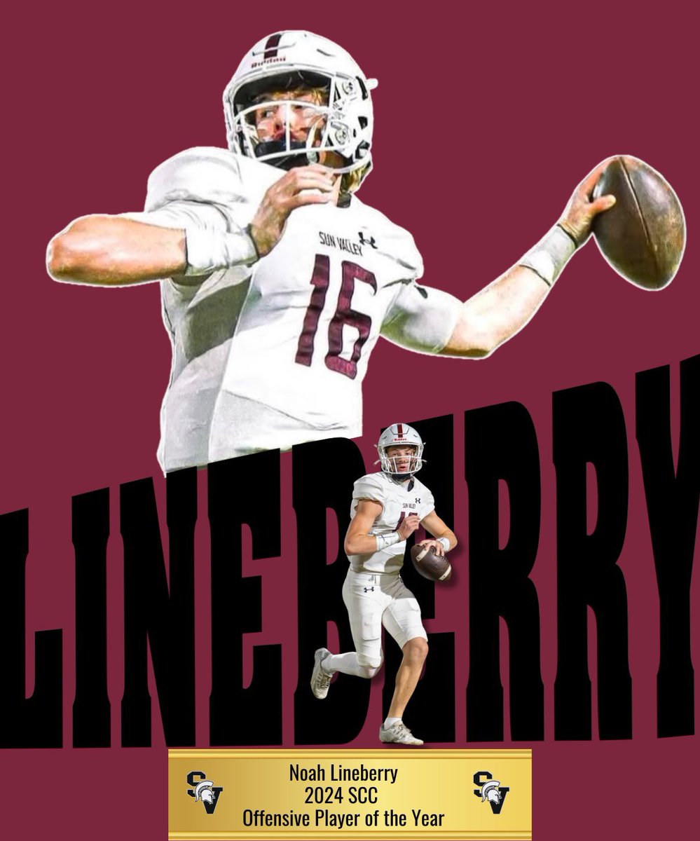 RecruitSVFB (@recruitsvfb) on Twitter photo DYK? The reigning Southern Carolina Conf. OPOY is the <a href="/SVSpartans_FB/">Sun Valley Football</a> #QB?
#classof2026 <a href="/Nlineberry_16/">Noah lineberry</a> is prepping for a next level season this fall, with tons of returning weapons around him. Get your 🍿
<a href="/pepman704/">Matt Morrow</a> <a href="/HighSchoolOT/">HighSchoolOT</a> <a href="/WSOCTVSports/">WSOC-TV Sports</a> <a href="/NickCarboniWCNC/">Nick Carboni</a> <a href="/NCFootballNews/">NC Football News</a> DYK? The reigning Southern Carolina Conf. OPOY is the <a href="/SVSpartans_FB/">Sun Valley Football</a> #QB?
#classof2026 <a href="/Nlineberry_16/">Noah lineberry</a> is prepping for a next level season this fall, with tons of returning weapons around him. Get your 🍿
<a href="/pepman704/">Matt Morrow</a> <a href="/HighSchoolOT/">HighSchoolOT</a> <a href="/WSOCTVSports/">WSOC-TV Sports</a> <a href="/NickCarboniWCNC/">Nick Carboni</a> <a href="/NCFootballNews/">NC Football News</a>