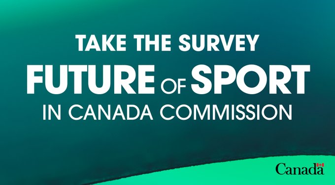 Canadian Fitness and Lifestyle Research Institute (@cflri_icrcp) on Twitter photo The Future of Sport in Canada Commission (<a href="/FutureSportCA/">Future of Sport in Canada Commission</a>) has launched its public online survey to gather input from the Canadian public about their experiences with and perspectives on the Canadian sport system.
canada.ca/en/canadian-he… The Future of Sport in Canada Commission (<a href="/FutureSportCA/">Future of Sport in Canada Commission</a>) has launched its public online survey to gather input from the Canadian public about their experiences with and perspectives on the Canadian sport system.
canada.ca/en/canadian-he…