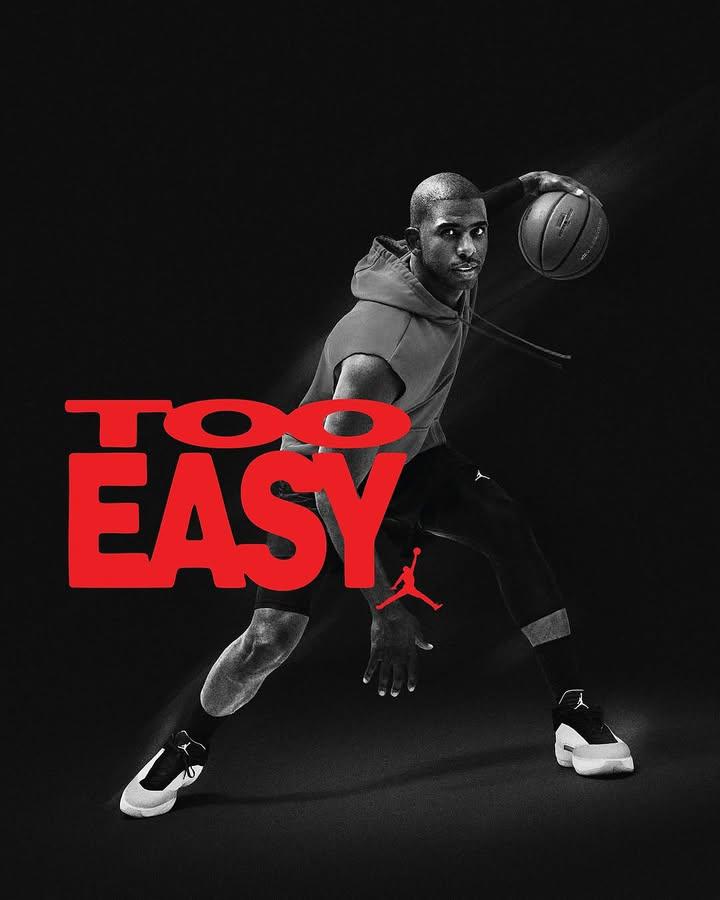 LaceLounge's tweet image. 🎶 It’s a hard knock life… but for the Jumpman fam, it’s Too Easy 🔥
Jordan Brand drops a bold new anthem + film for the Air Jordan 40 🏀

Starring CP3, Paolo Banchero, Trae Young, Gabby Williams, Bam Adebayo &amp;amp; more 
#AirJordan40 #TooEasy #Jumpman