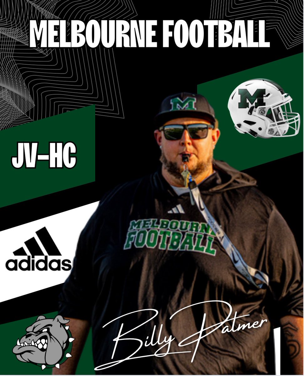Melbourne High School Football (@mhsdogsfootball) on Twitter photo We are proud to announce our varsity co offensive coordinator Coach Billy Palmer will also be our JV Head Coach for 2025! <a href="/coachbpalmer5/">The “Youth Football Coach”</a> We are proud to announce our varsity co offensive coordinator Coach Billy Palmer will also be our JV Head Coach for 2025! <a href="/coachbpalmer5/">The “Youth Football Coach”</a>
