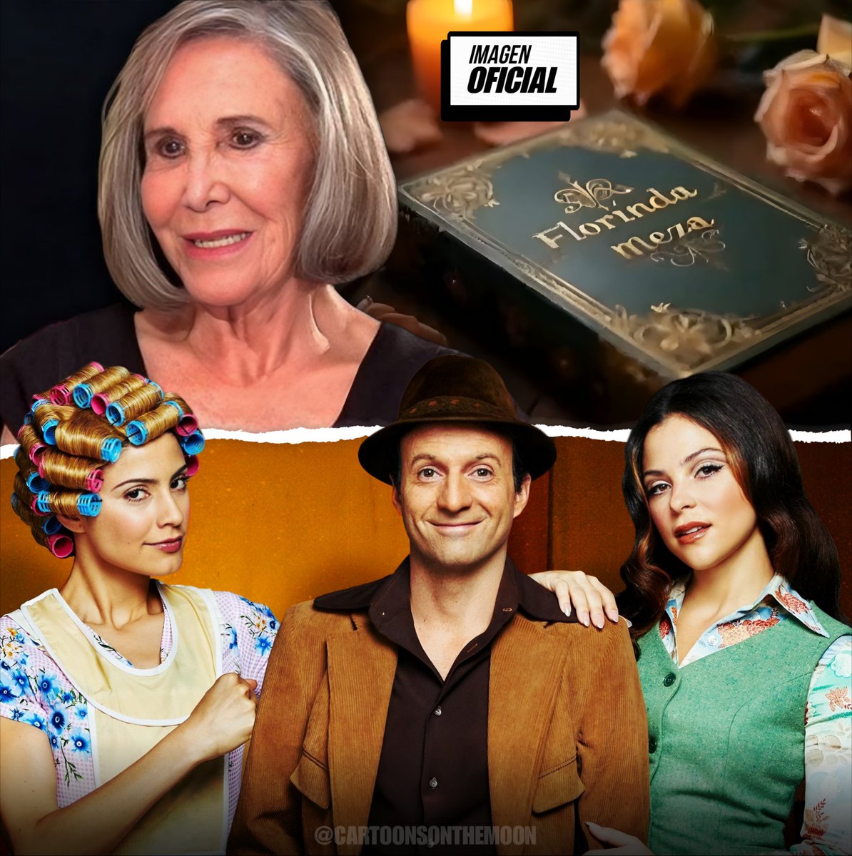 CartoonsOTMoon's tweet photo. Florinda Meza lanzará su propio documental llamado "Atrévete a Vivir" justo después del final de la serie biográfica de Chespirito y HBO Max.

En él, retratará lo que asegura son los verdaderos hechos. https://t.co/QSZgXSREbg