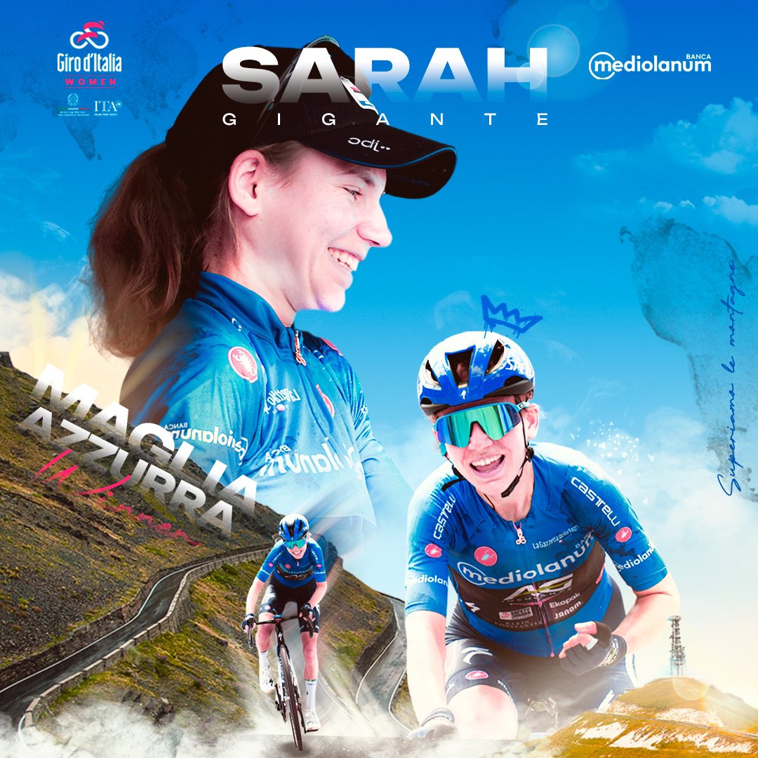 girowomen's tweet image. Climbing with every stroke, winding through every bend. The goal? The summit. ๐๏ธ๐
Una pedalata dopo lโaltra, un tornante dopo lโaltro. Lโobiettivo? Conquistare la vetta. ๐๏ธ๐
๐จ #kilzroom
#GirodItaliaWomen #WonderfulWomen #WOW | @CastelliCycling @BancaMediolanum