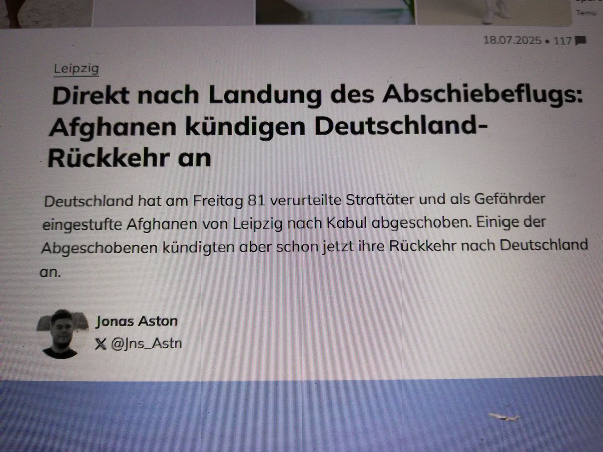 Genau das habe ich vorausgesagt