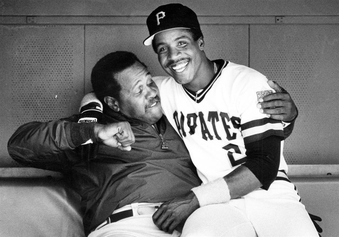 Willie Stargell and Barry Bonds, 1987