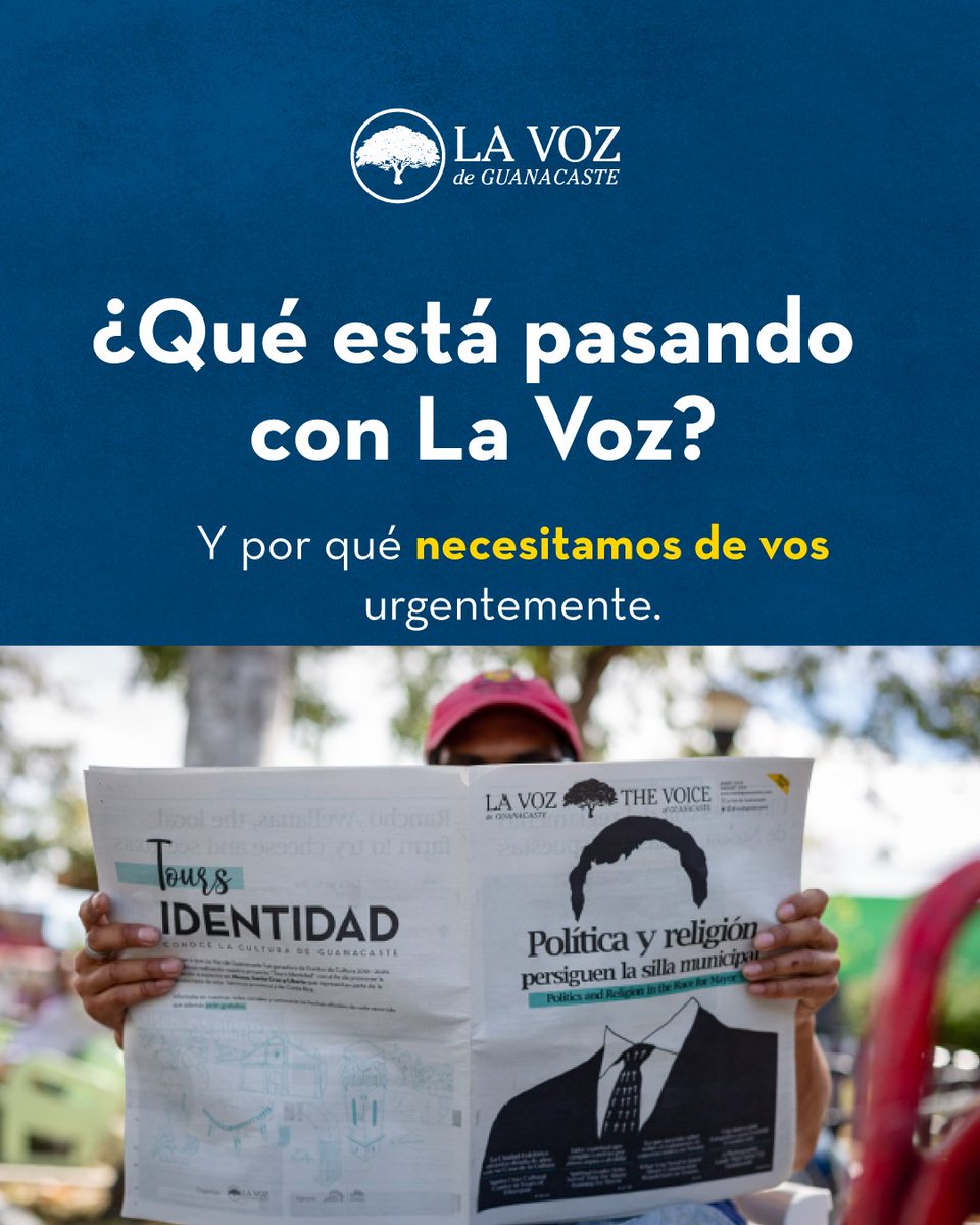 🗞Desde elecciones municipales y nacionales hasta eventos climáticos extremos… Te hemos contado las noticias de Guanacaste con un periodismo riguroso, verificado y con enfoque humano. Pero hoy nuestra continuidad está en riesgo.
