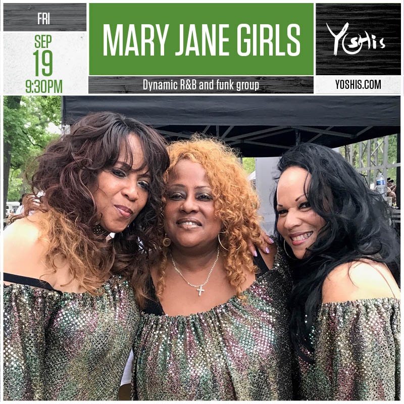 yoshis_OAK's tweet image. ✨️JUST ANNOUNCED✨️
Mary Jane Girls, @officialMJGlive bring the funk back to Oakland! 🎤💃🏽🔥
Don’t miss this dynamic R&B and funk group live at Yoshi’s Fri, Sep 19 @ 9:30PM
🎟 tinyurl.com/ycshstck