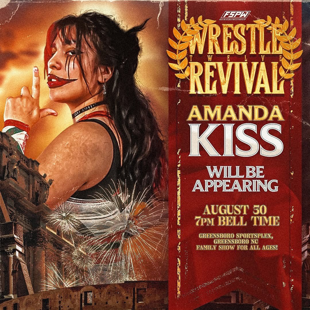ChrisRiddle's tweet image. BREAKING NEWS:
@theamandakiss shocked the @FSPWrestling fans last night by going all the way from number 1 to win the FSPW Women’s Rumble.
@_LeahNight would shockingly betray Amanda after the victory!
Now, the Jewels of Wrestling Championship is on the line 08/30!