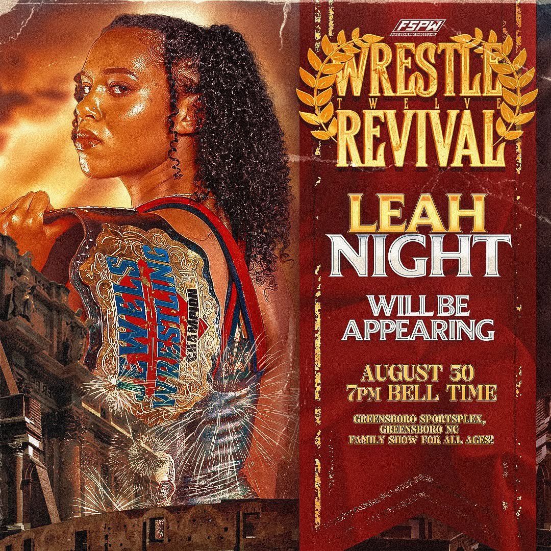 ChrisRiddle's tweet image. BREAKING NEWS:
@theamandakiss shocked the @FSPWrestling fans last night by going all the way from number 1 to win the FSPW Women’s Rumble.
@_LeahNight would shockingly betray Amanda after the victory!
Now, the Jewels of Wrestling Championship is on the line 08/30!