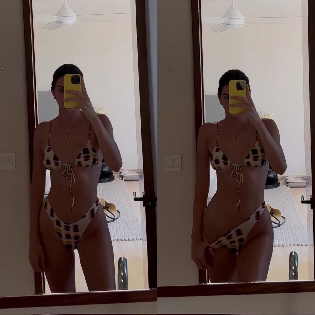 kendall jenner mirror selfie