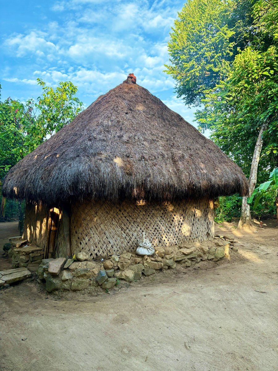 El cántaro que corona el bohío.