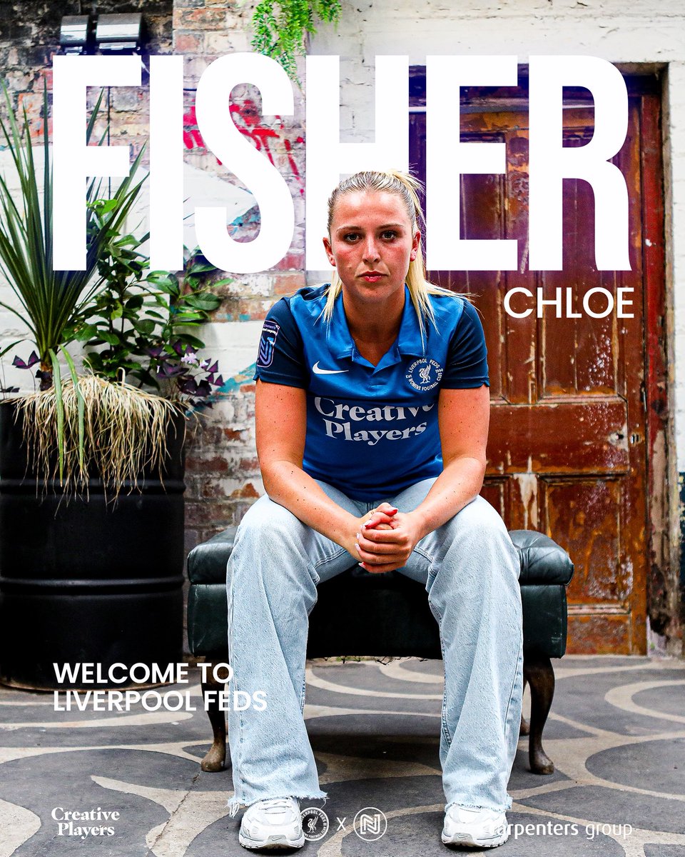Liverpool Feds FC Women (@liverpoolfeds) on Twitter photo First signing of the summer ✅ 
We’re pleased to welcome back Chloe Fisher! After a brief spell with Feds in 2021, she’s back and ready to make her mark 💪⚽
#FedArmy 💙 First signing of the summer ✅ 
We’re pleased to welcome back Chloe Fisher! After a brief spell with Feds in 2021, she’s back and ready to make her mark 💪⚽
#FedArmy 💙