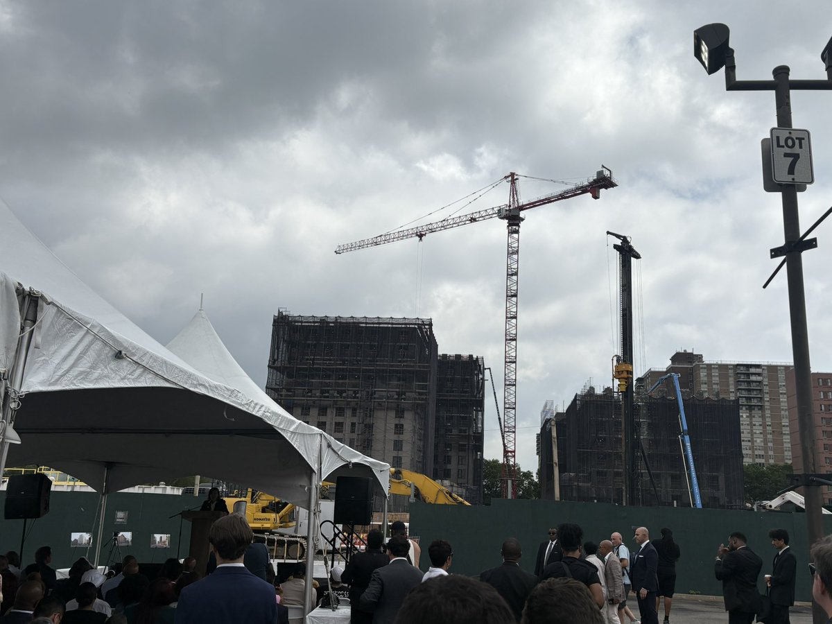 Happy that I got a chance to go to the ground breaking ceremony for the new Innovative Urban Village Apartments on Tuesday. What an amazing project and gift to the community from <a href="/CCCinfoorg/">CCC Brooklyn</a>. This is exactly what the community needs &amp; I hope that we see more projects like this.
