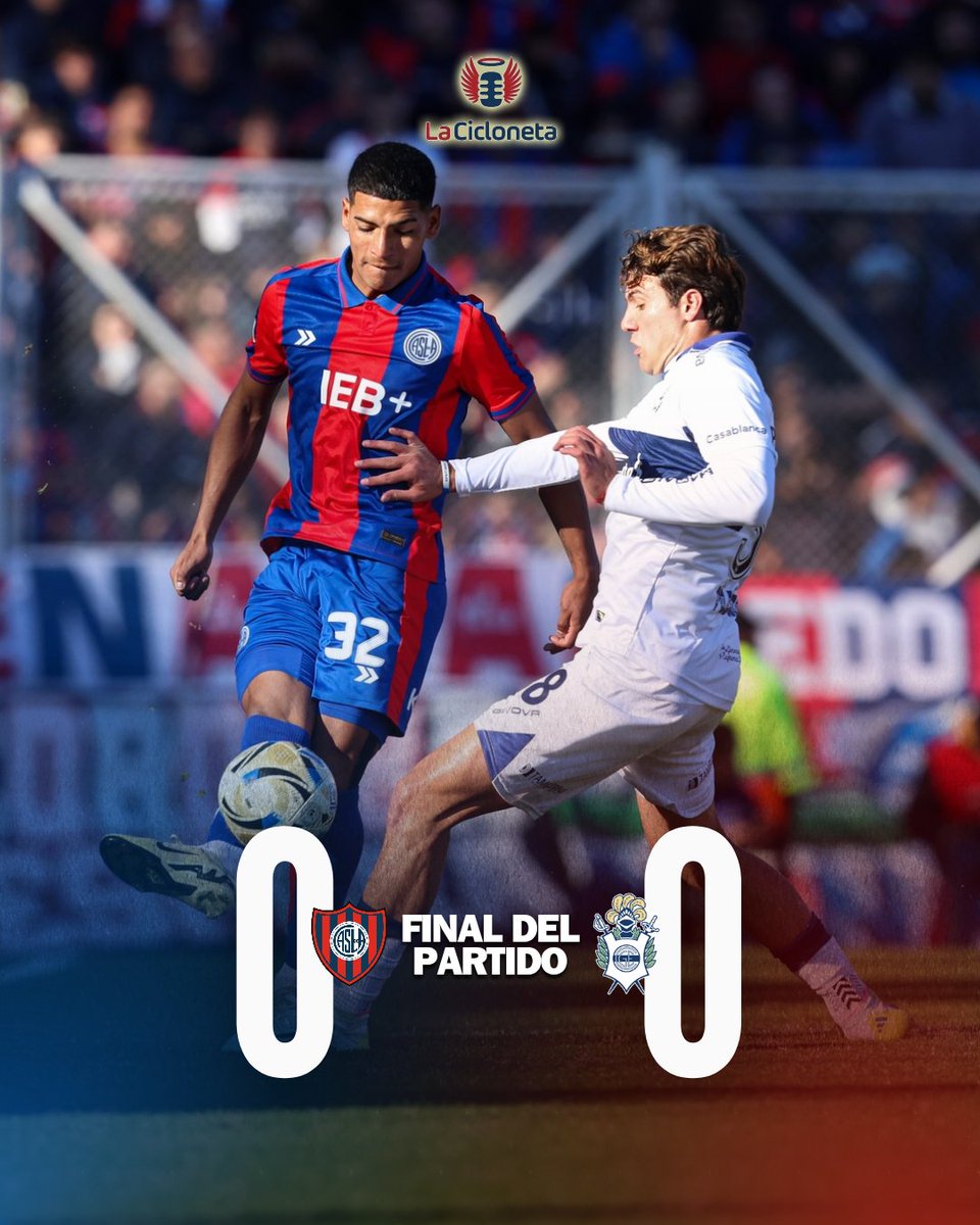 lacicloneta's tweet image. 🔵🔴 FINAL DEL PARTIDO
👉 #SanLorenzo empató 0-0 ante Gimnasia en el Nuevo Gasómetro.
🤔 ¿Qué te pareció el partido?
