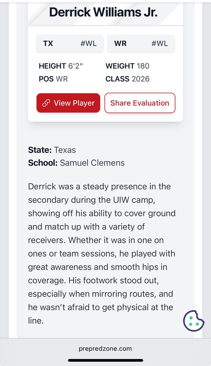 Derrick Williams Jr (@d_wi11iams_jr) on Twitter photo Appreciate the write up <a href="/iam_alinedouard/">Coach Alin Edouard</a> looking forward to a break out senior year…see you soon👀!!
<a href="/Coach_Killough/">Clint Killough</a> <a href="/coachwhiteDP/">DontPanic™♚</a> <a href="/Coach_GSanders/">George Sanders</a>
<a href="/ClemensBuffsFB/">Clemens Football</a> <a href="/Coach_AHill/">Alan Hill</a> <a href="/TheCompoundSatx/">Coach Bam</a> <a href="/Greedy_Elite/">Elite House</a> Appreciate the write up <a href="/iam_alinedouard/">Coach Alin Edouard</a> looking forward to a break out senior year…see you soon👀!!
<a href="/Coach_Killough/">Clint Killough</a> <a href="/coachwhiteDP/">DontPanic™♚</a> <a href="/Coach_GSanders/">George Sanders</a>
<a href="/ClemensBuffsFB/">Clemens Football</a> <a href="/Coach_AHill/">Alan Hill</a> <a href="/TheCompoundSatx/">Coach Bam</a> <a href="/Greedy_Elite/">Elite House</a>