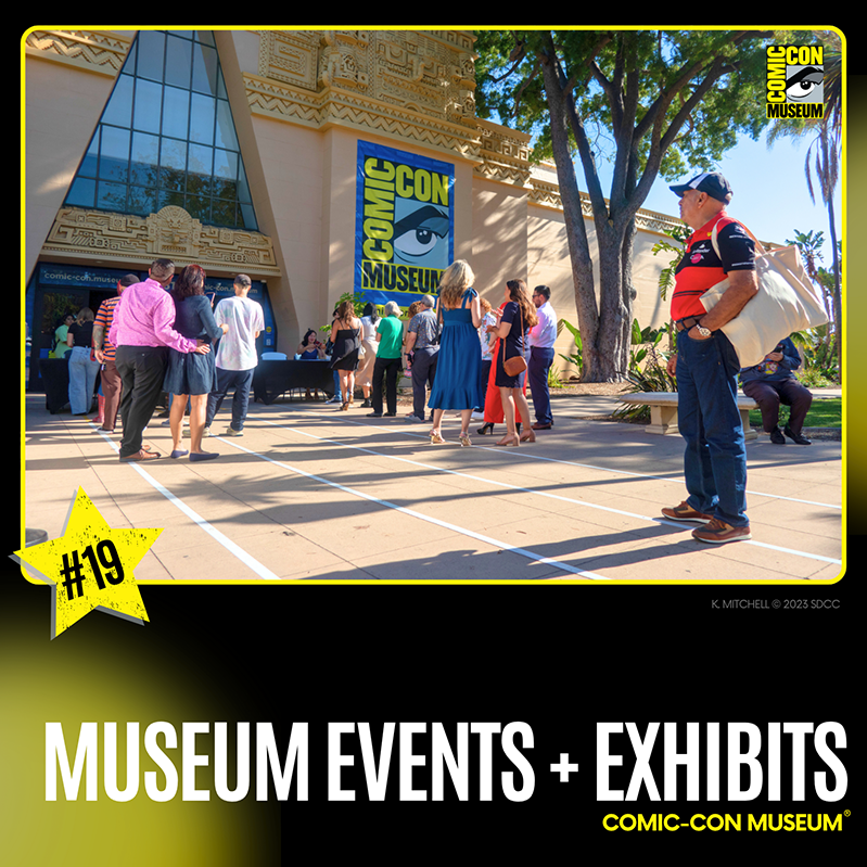 Comic_Con's tweet image. No Comic-Con badge? No problem! From high-flying lucha libre action to iconic Doctor Who adventures, Comic-Con Museum has plenty to explore. Become a member today and keep the fun going all year long! #SDCC25 #ComicConMuseum bit.ly/413LaOe