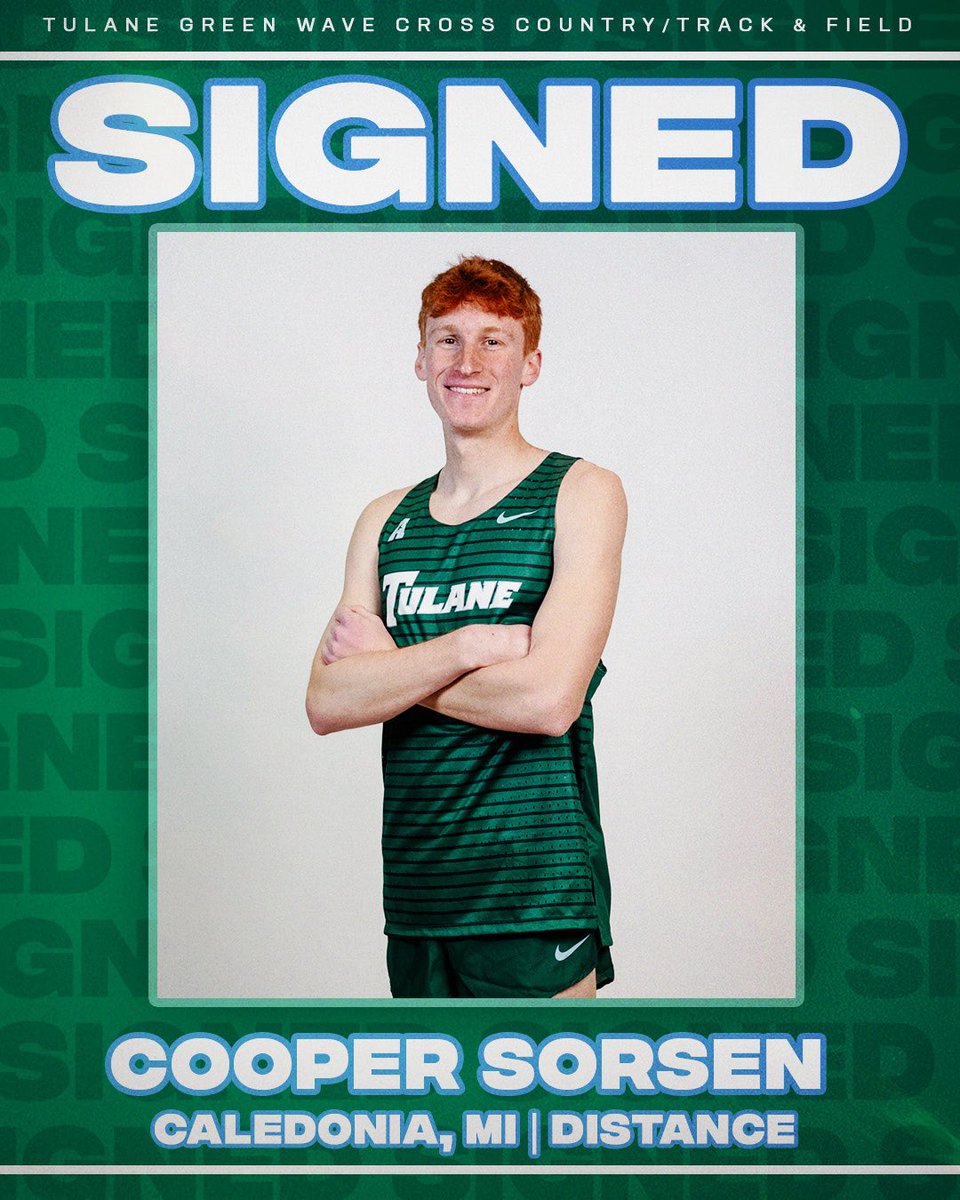GreenWaveXCTF's tweet image. 🔵 𝐀𝐍𝐎𝐓𝐇𝐀 𝐎𝐍𝐄 🟢
Welcome to Uptown Cooper 👏🏻👏🏻
#RollWave🌊 | #RunWave👟 | #SetTheStandard📈