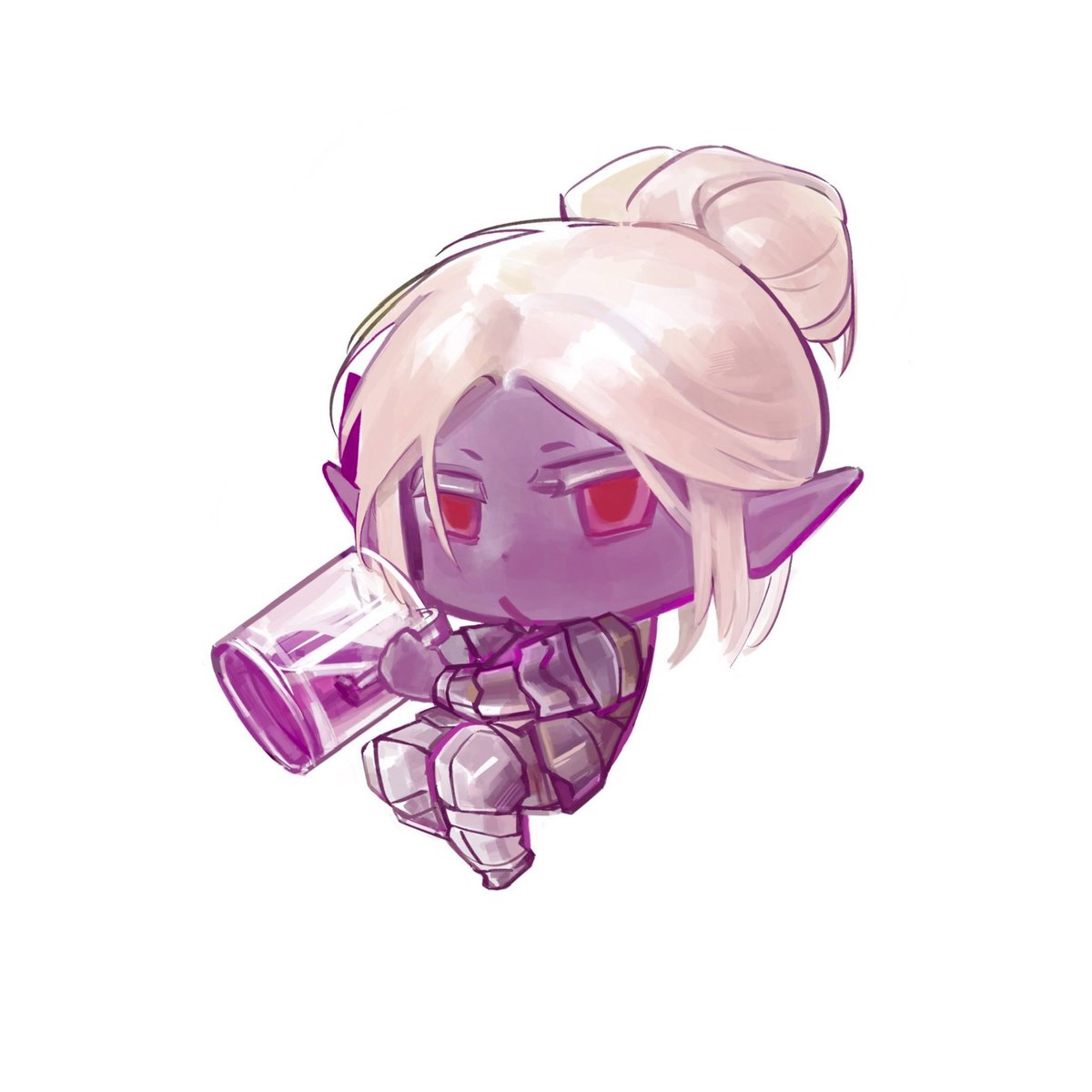 #Minthara #BaldursGate3 
chibi minthara i haven’t posted before🥺