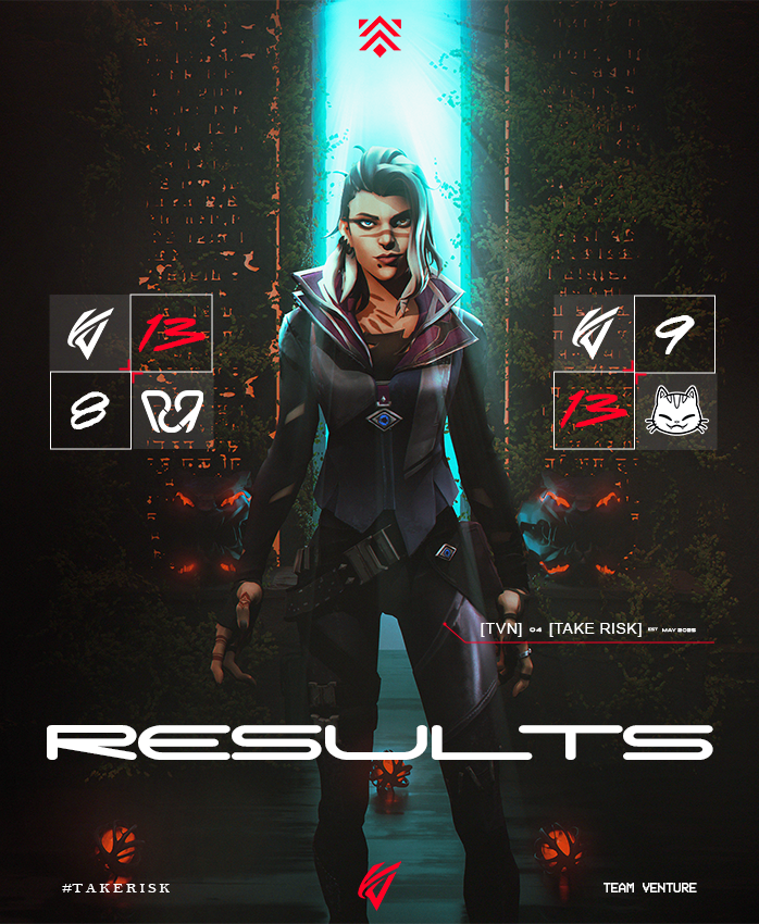 Premier Invite Ligi'nin 3. haftasını 1-1 kapatıyoruz.

🆚 PCIFIC Orca / 13-8
🆚 USTUNLUKURANLAR / 9-13 

 #TAKERISK | #TVNWIN