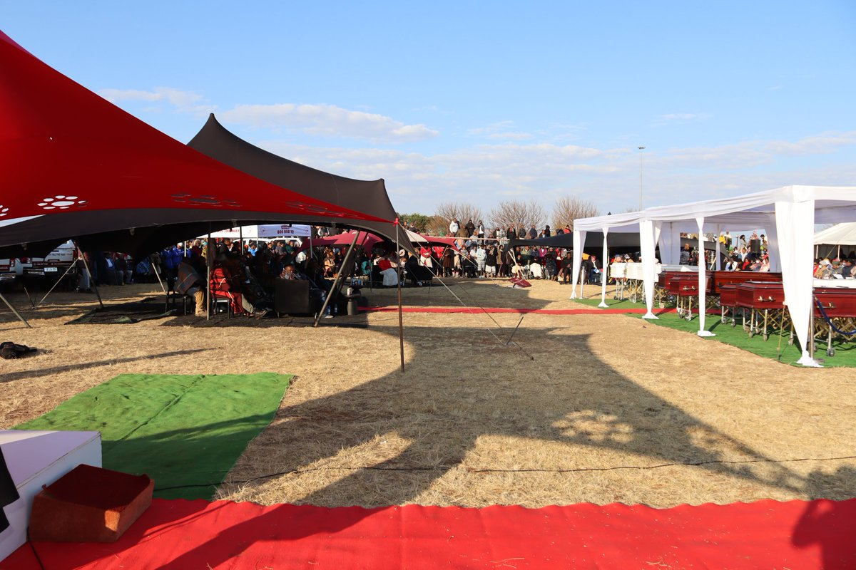 Ch_JesusChrist's tweet image. Approximately 3,000 people gathered on the sunny but chilly grounds of Maputsoe Sports Stadium in Maputsoe, Lesotho, on the morning of Saturday, July 19, 2025, to honor and remember the individuals who tragically lost their lives in late June while traveling to a Church Young…