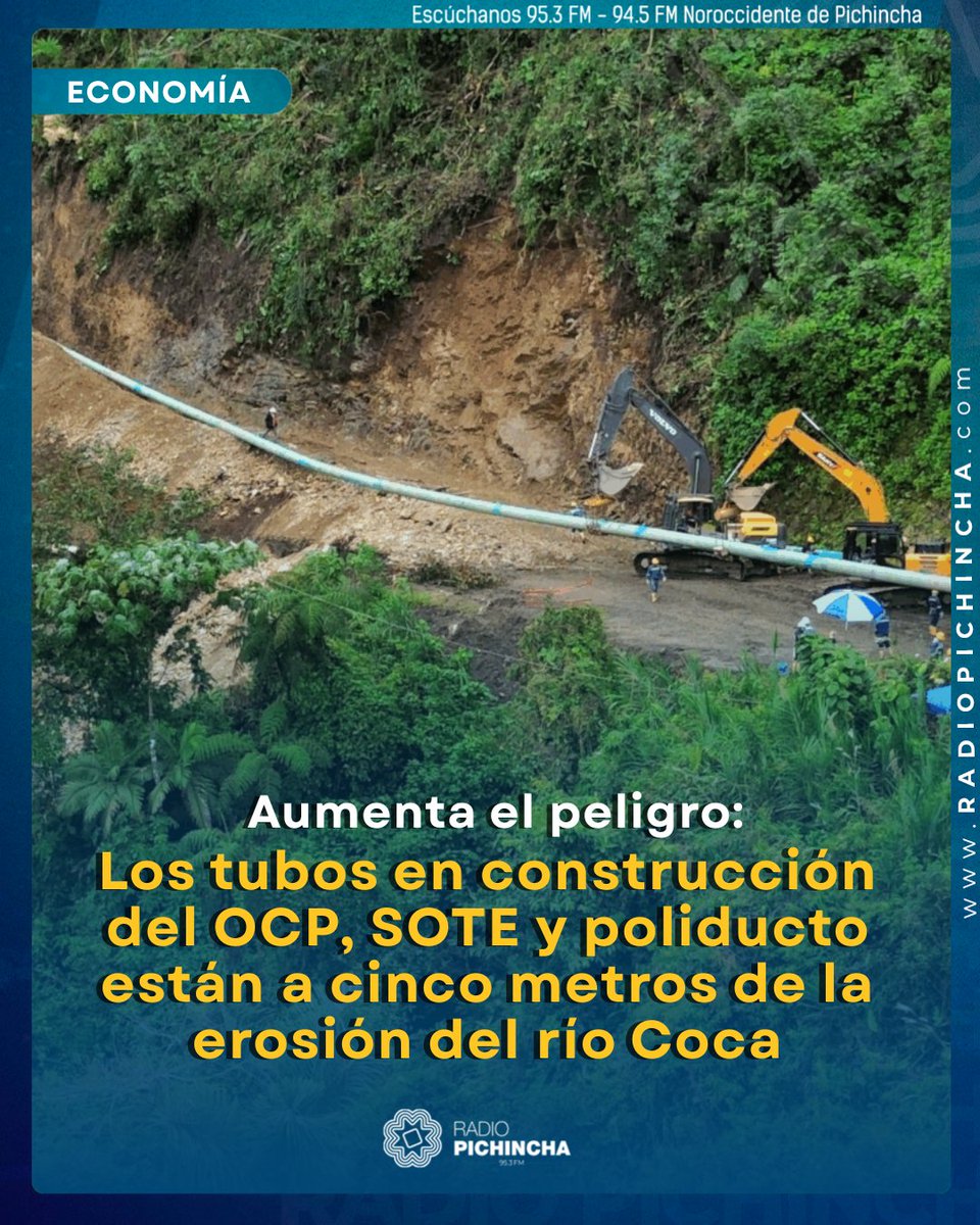 Radio Pichincha (@radio_pichincha) on Twitter photo 📈#Economía | El Gobierno guarda silencio sobre la construcción de las variantes para los dos oleoductos y un poliducto, así como de la refinería Esmeraldas. Mientras, la producción cayó un 93%, al pasar de 464.634 barriles por día el 1 de julio a 34.467 barriles diarios el 17 de 📈#Economía | El Gobierno guarda silencio sobre la construcción de las variantes para los dos oleoductos y un poliducto, así como de la refinería Esmeraldas. Mientras, la producción cayó un 93%, al pasar de 464.634 barriles por día el 1 de julio a 34.467 barriles diarios el 17 de