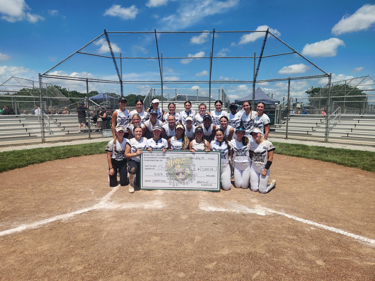 SheerMadnessShowcase (@showcasesheer) on Twitter photo <a href="/VoganOhio/">OhioOutlawsVogan</a> and <a href="/OutlawsWilliams/">OhioOutlawsWilliams</a> decided to end their season with a well deserved split of the 16u Moneyball Championship. Two incredible teams and classy coaches that had an amazing summer! Congratulations to both teams who split the $9,000 prize pool! <a href="/VoganOhio/">OhioOutlawsVogan</a> and <a href="/OutlawsWilliams/">OhioOutlawsWilliams</a> decided to end their season with a well deserved split of the 16u Moneyball Championship. Two incredible teams and classy coaches that had an amazing summer! Congratulations to both teams who split the $9,000 prize pool!