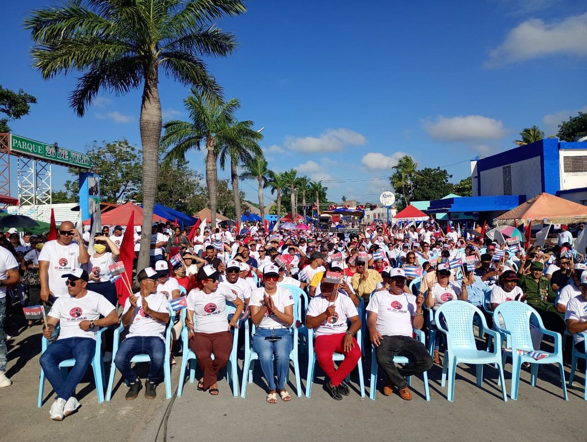 El municipio #LasTunas realiza acto político  y actividades culturales en saludo al 26 de julio #PorLasTunasLaVictoria #SíSePuede #PorUn26EnEl26